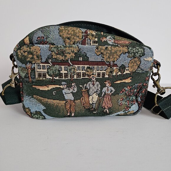 Holdings Tapestry Cross Body or Shoulder Purse Carry Bag w/ 2.5 Wide Should Strp - Picture 1 of 16
